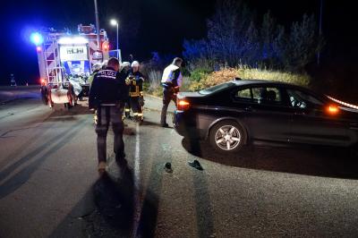 Alkoholisierter Mann von PKW ueberrollt in Grossbettlingen